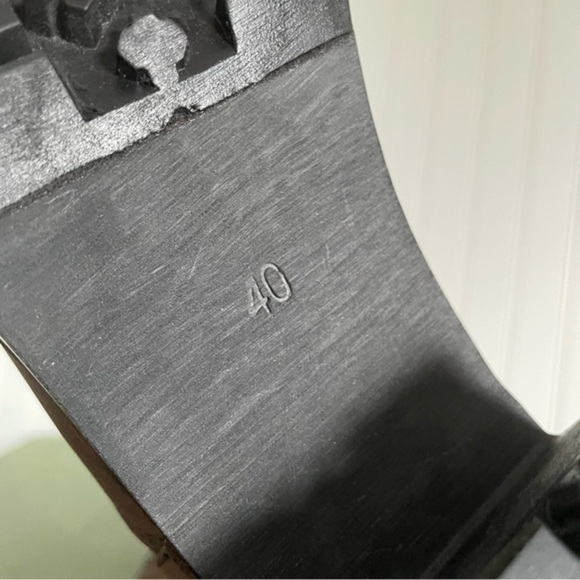 NWT Swedish Hasbeens TRAIL BOOTS in Brown/Black Nubuck w Wooden Heels - Picture 7 of 15